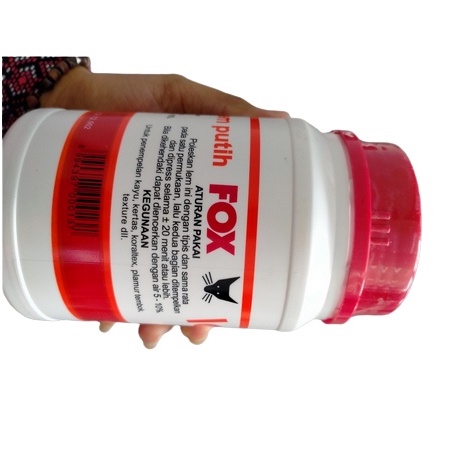 LEM PUTIH FOX 150 - 500GRAM ADHESIVE GLUE KAYU KERTAS SERBAGUNA UNTUK SLIME LEM ANAK