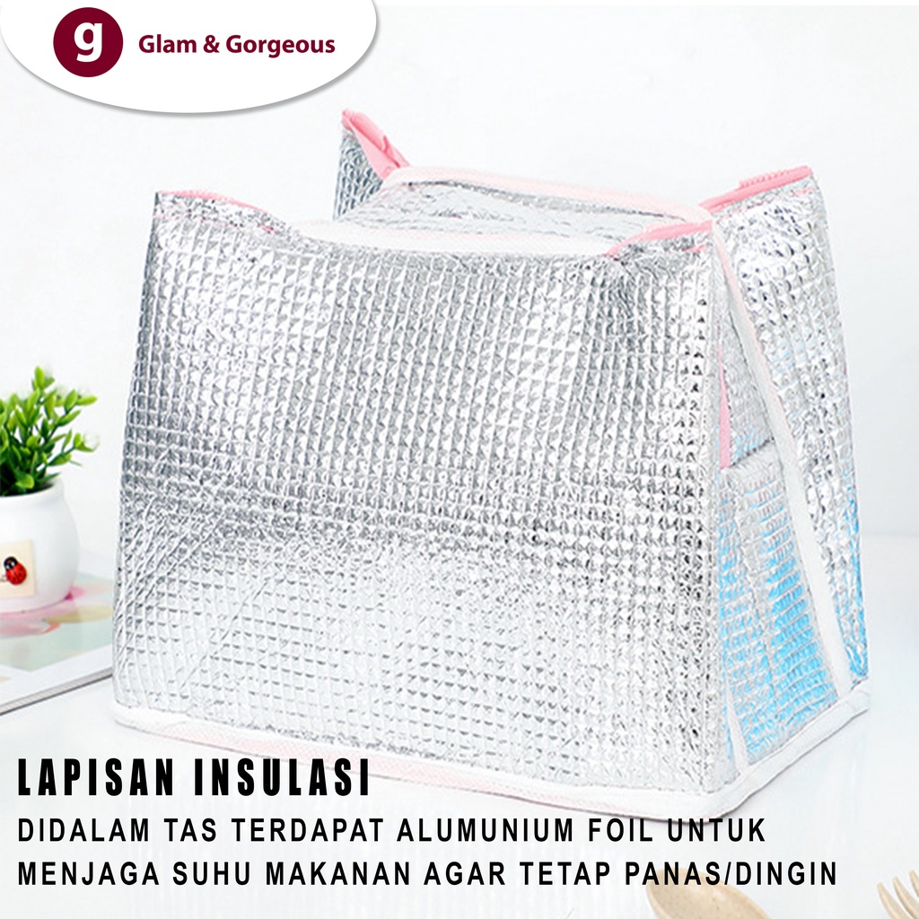 Tas Makan Lunch Box Kotak Makanan Anak Tahan Panas Praktis Motif TM020