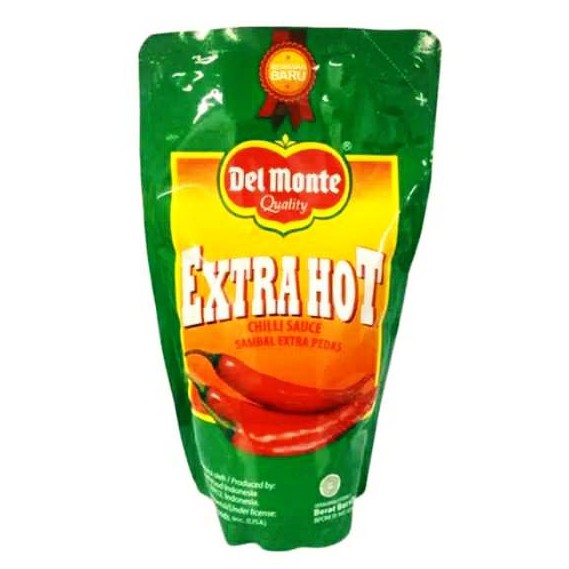 Delmonte Saus Extra Pedas Hot Chilli Pouch 1000 Gram