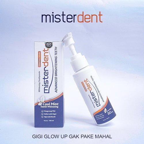 Misterdent brightening teeth pemutih gigi pembersih karang gigi