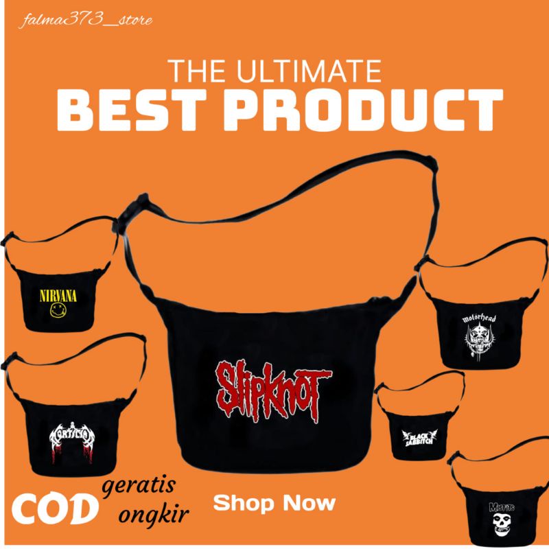 Tas tootbag bahan kanvas Pria Wanita