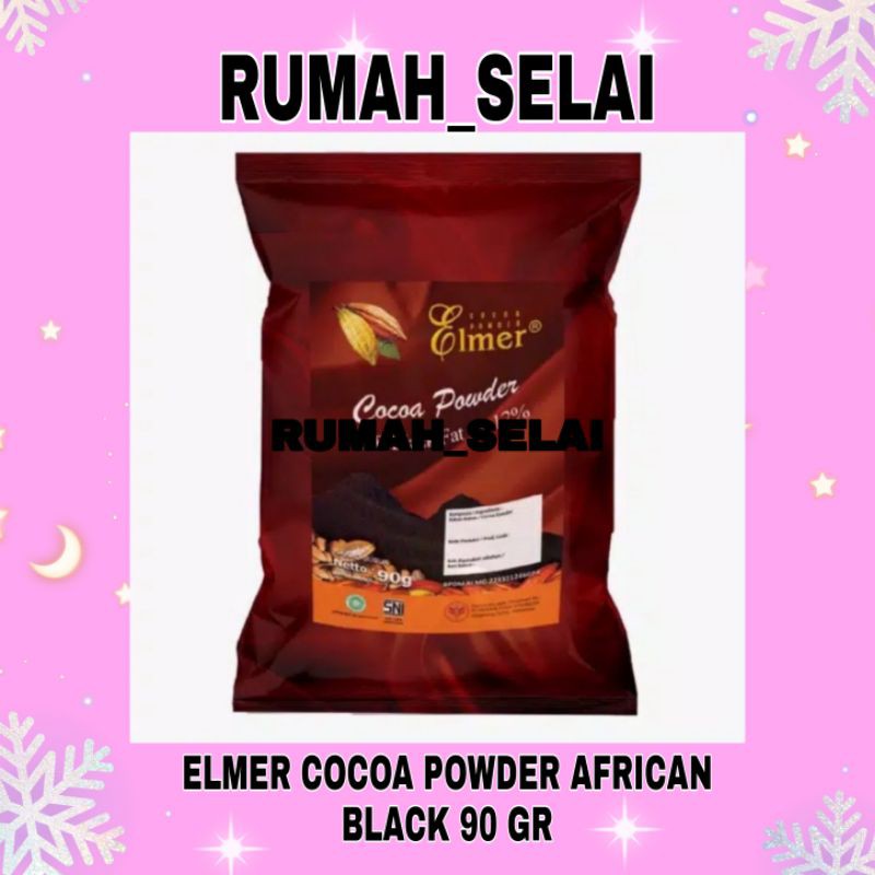 

Elmer Cocoa Powder African Black 10-12% 90 Gr