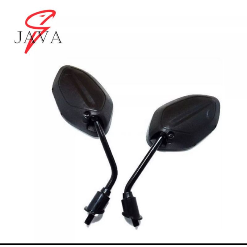 Spion Standar Beat Tangkai Hitam_Universal Honda