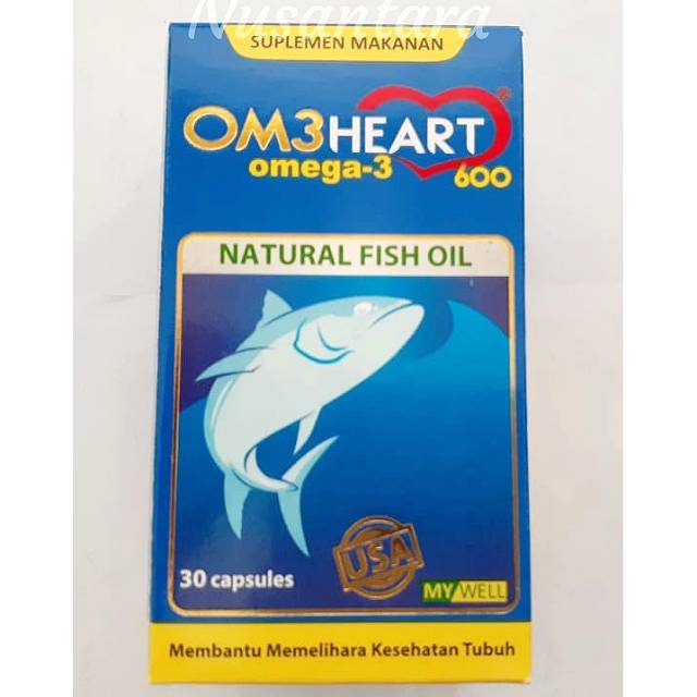 Omeheart omega 3 isi 30 kapsul