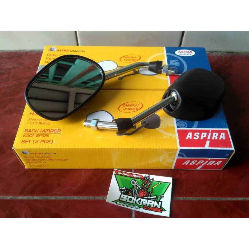 spion grand gagang pendek aspira chrome