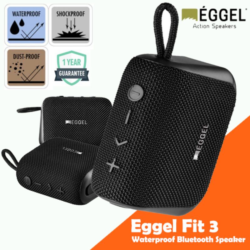 Eggel Fit 3 Waterproof Portable Bluetooth Speaker