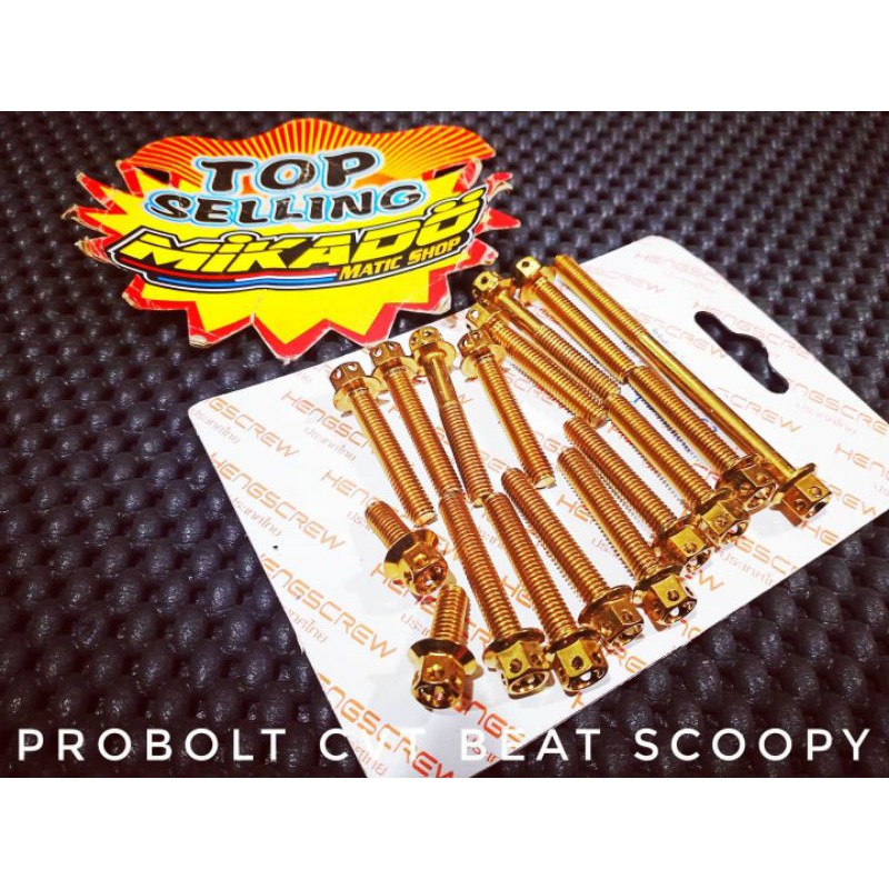 BAUT CVT PROBOLT HENG GOLD BEAT FI ESP KARBU SCOOPY VARIO110 ORI THAILAND ISI BANYAK