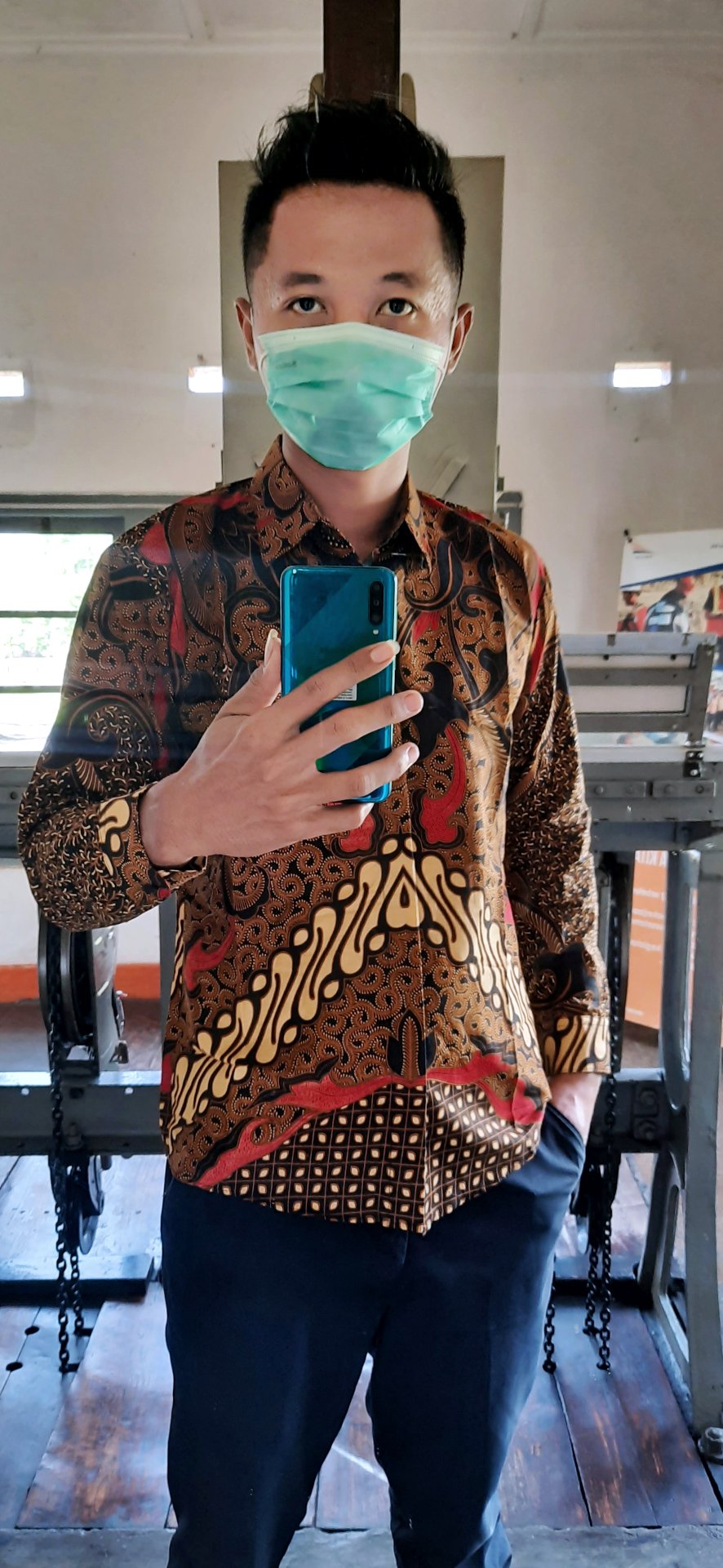 New Kemeja Batik Pria Slimfit Eksklusif | Atasan Batik Pria | Seragam Batik
