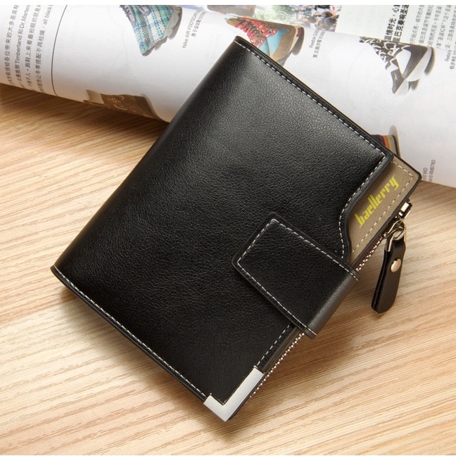 Dompet Kulit Unisex Model Pendek Import Baellerry Original Banyak Slot