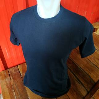 Kaos polos  Biru Navy Harga  glosir bahan Cotton  Combed  30s  