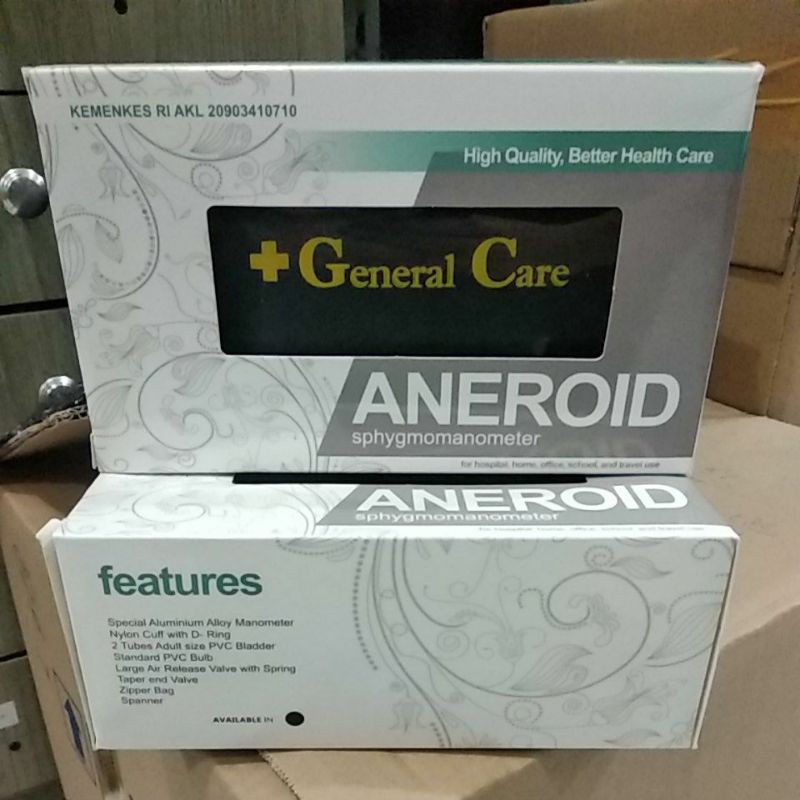 Tensi Aneroid General Care Warna Hitam / Tensi GC / Tensi Aneroid / General Care