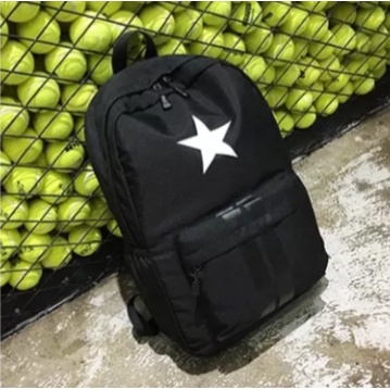 Tas Ransel Punggung Distro Casual Pria Wanita / Tas Ransel Laptop Original - FzA Black Star