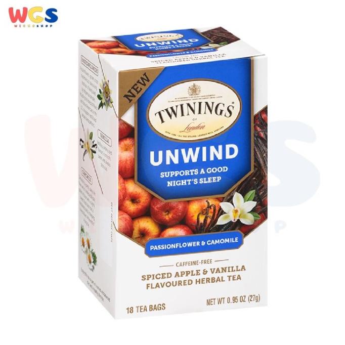 

[COD] Twinings Unwind Night Sleep Passion Flower & Chamomile Tea 18p x 1.5g [COD]