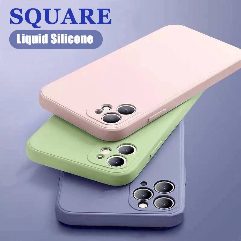 Soft Case Silikon Untuk iPhone 14 Pro 13 14 Pro Max Plus Mini iPhone14 iPhone13