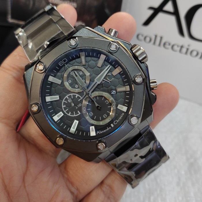 Jam Tangan PRIA ORIGINAL Ac OLLECTION Alexandre Christie Ac 9601 Mc St