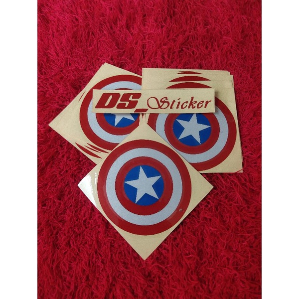 

STICKER LOGO CAPTAIN AMERICA BULAT