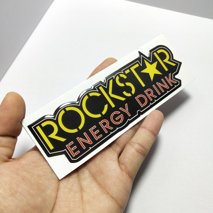 

sticker timbul stiker rokstar besar