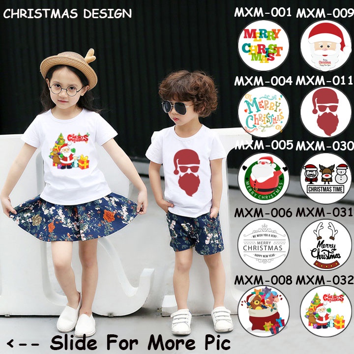 [FREE NAMA !!] Kaos Anak &amp; Family  Natal / Christmas Edition 100% COTTON PREMIUM