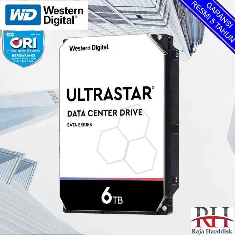 WD Ultrastar 6TB 3.5" HDD/ HD/ Hardisk/ Harddisk Internal Enterprise