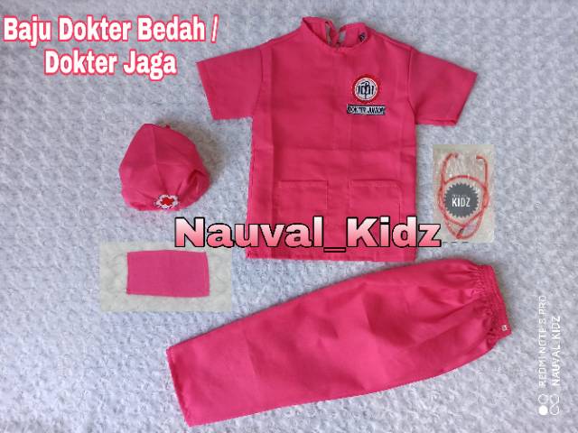Baju Dokter Bedah Anak ,Baju OKA Anak ,Baju Dokter Jaga