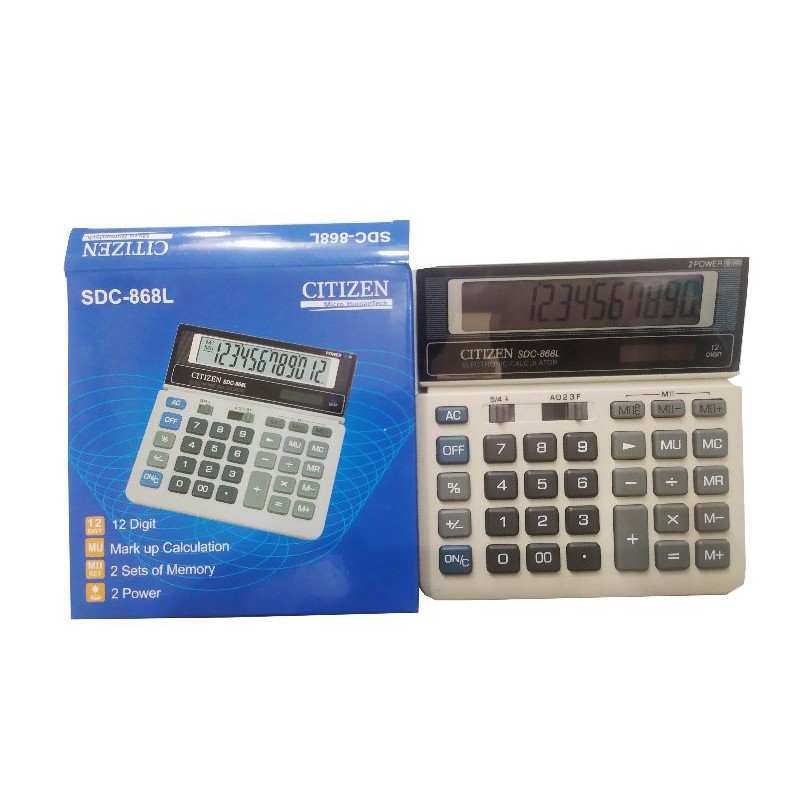 

Kalkukator Calculator Citizen Sdc-868L Sdc868L