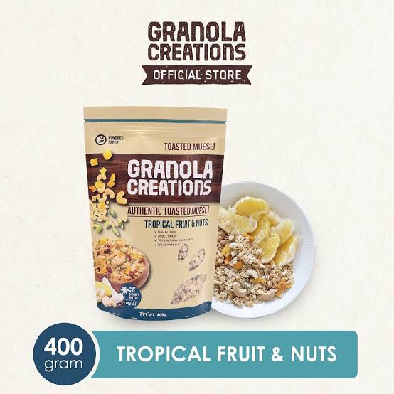 

Jual Granola Creations Tropical Fruit And Nuts