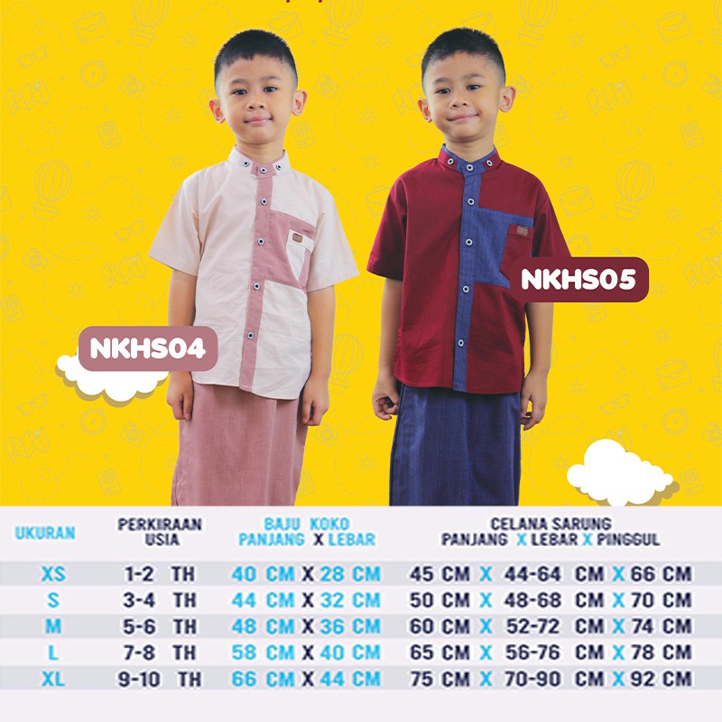 Baju Muslim Koko Kurta Setelan Anak Laki Laki Umur 4 5 6 7 8 9 10 11 12 Tahun Model Terbaru Salman Series