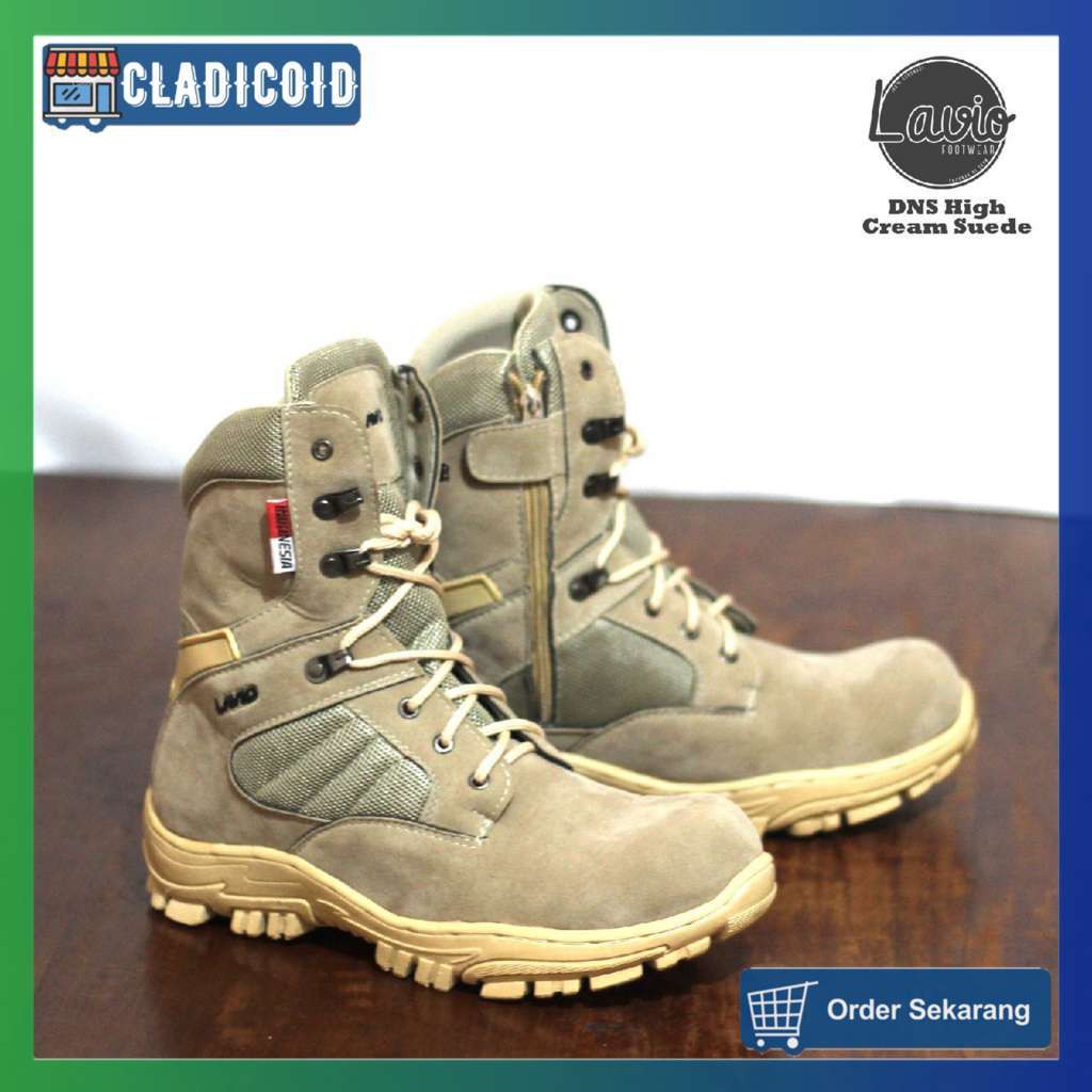 SEPATU SAFETY PRIA ORIGINAL KUALITAS PREMIUM UNTUK OUTDOOR, TOURING, BIKERS, OUTBOUND DNS TINGGI