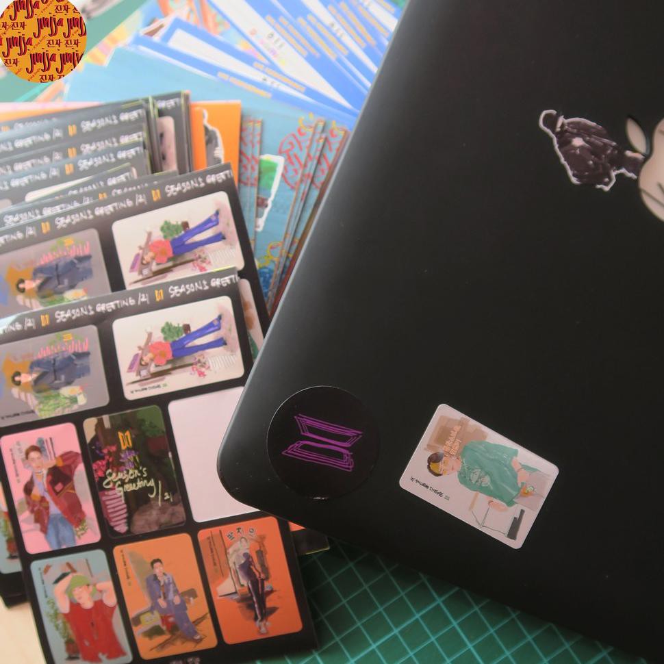 

Qo8Code BTS - A6 STICKER SERIES (JinjjaJinjja)(terlaris)Q1A8