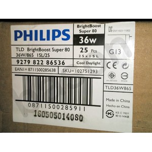 PHILIPS TL-D 36W Super BrightBoost - 120cm - 2700K / 3000K / 4000K / 6500K - KHUSUS OJOL