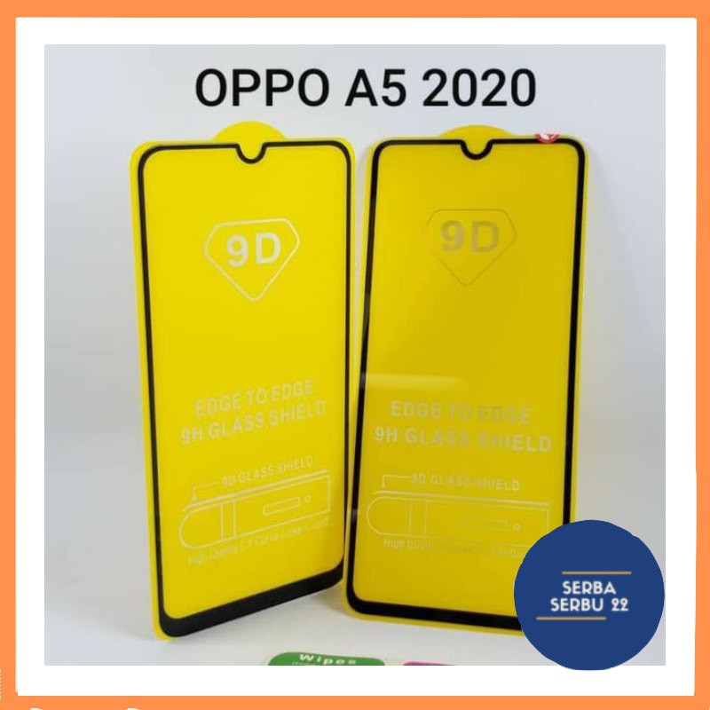 Tempered Glass Full 9D/5D OPPO A39, A57, F1, F7, A5 2020, A9 2020, A70, A80, A12 2020 [SS]