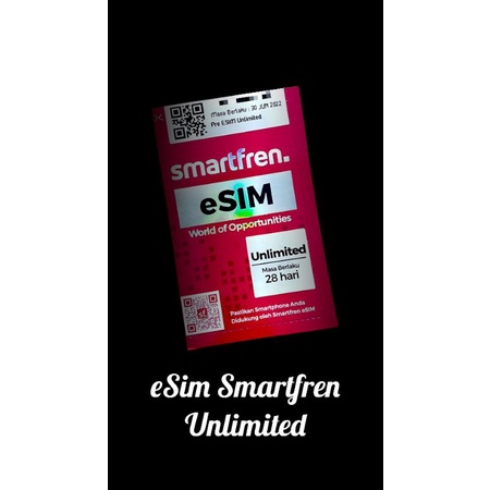 Esim Smartfren Unlimited Kuota Daily