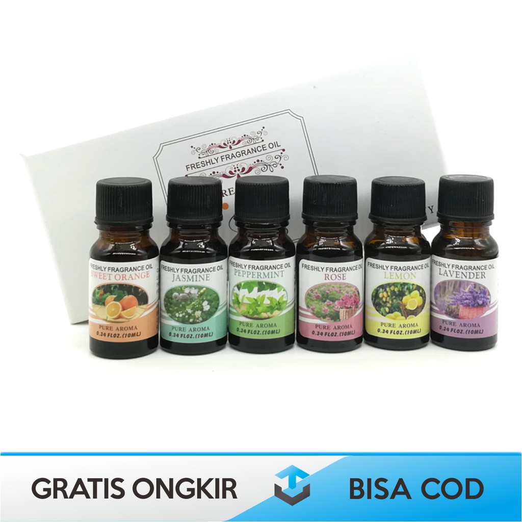 ESSENTIAL OIL AROMATHERAPY DIFFUSER HUMIDIFIER 6 PCS - MINYAK AROMATERAPI HUMI DIFUSER ORIGINAL