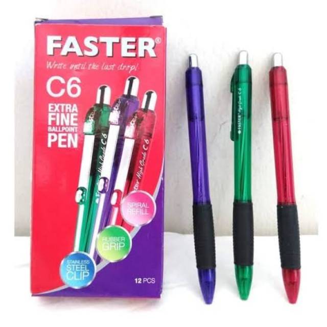 

Ballpoint/Pen/Pulpen Faster C6 Cetrek/Klik