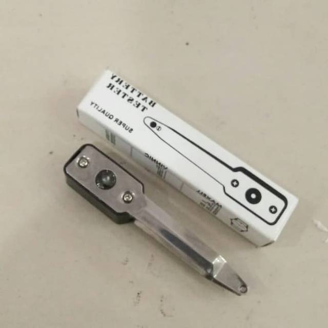 ALAT TES BATERAI KANCING BATERAI JAM DENGAN LAMPU LED BIRU