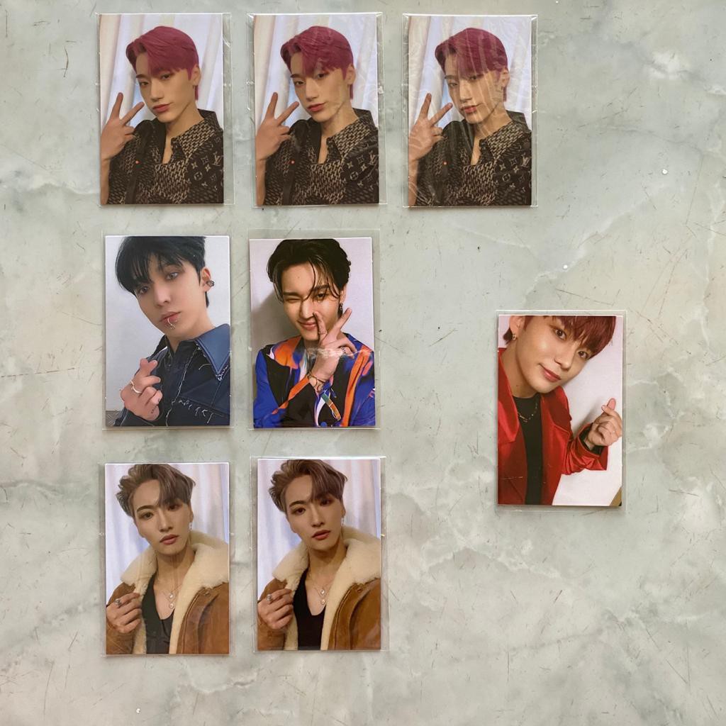 PHOTOCARD ATEEZ FEVER PT.2 REGULAR VER SAN YUNHO JONGHO WOYOUNG SEONGHWA VER.1 VER.2