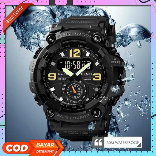 Jam Tangan Pria Wanita Klasik Korea Quartz Analog Fashion Korea Tali C Jam Tangan Pria Skmei Digital