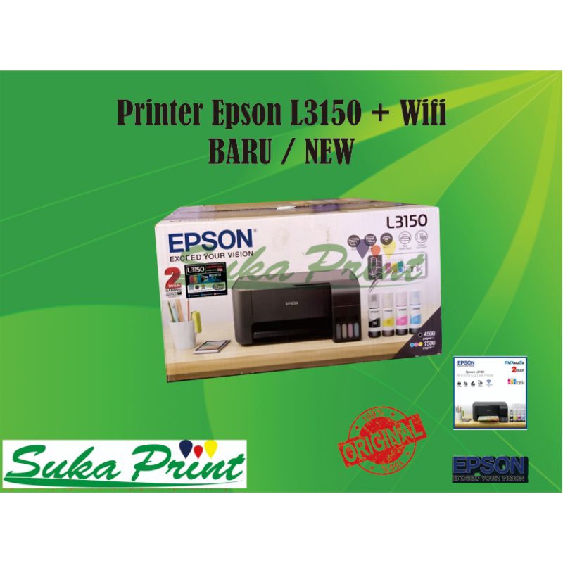 Printer Epson L3150 + WiFi BARU/NEW