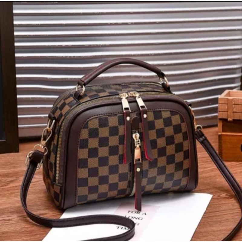 Boninger_Tas Selempang Demensen Tas Selempang Wanita Seleting depan bisa cod