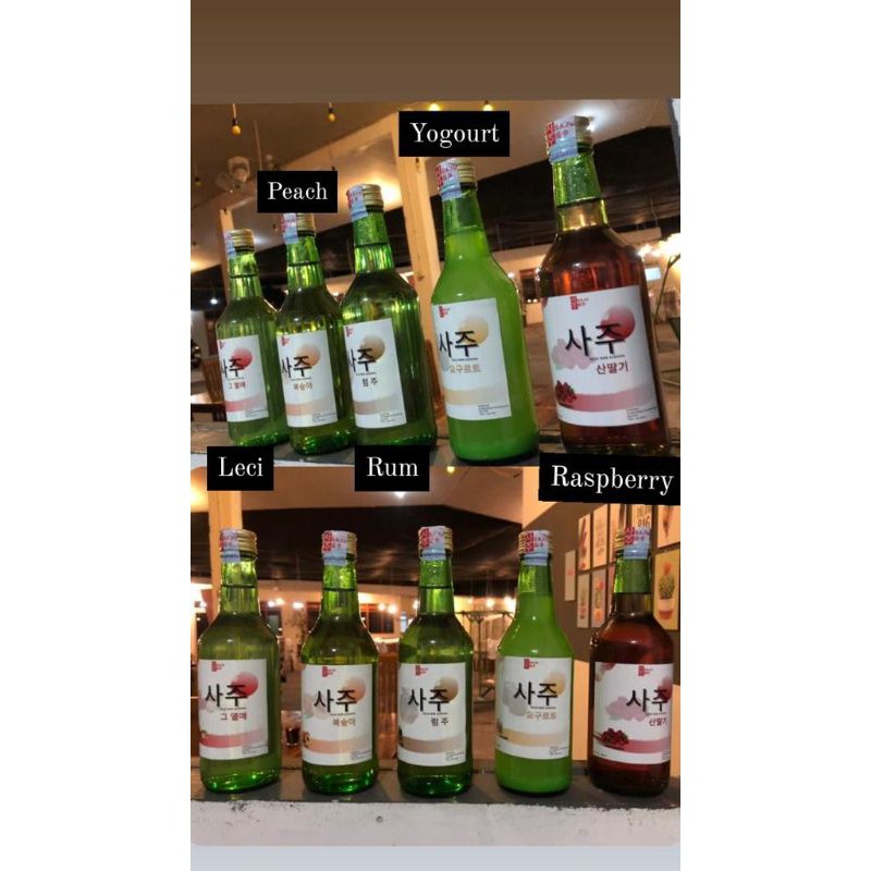  MINUMAN  SOJU NON  ALKOHOL  100 HALAL DAN ORIGINAL FREE 