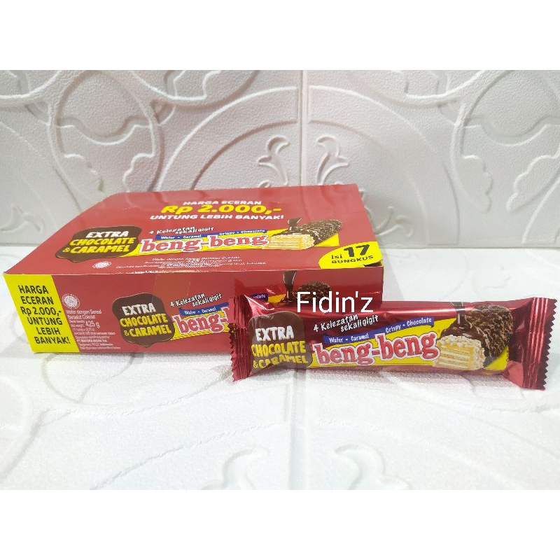 

Beng Beng Baru Extra Chocolate Dan Caramel 25gr Ecer