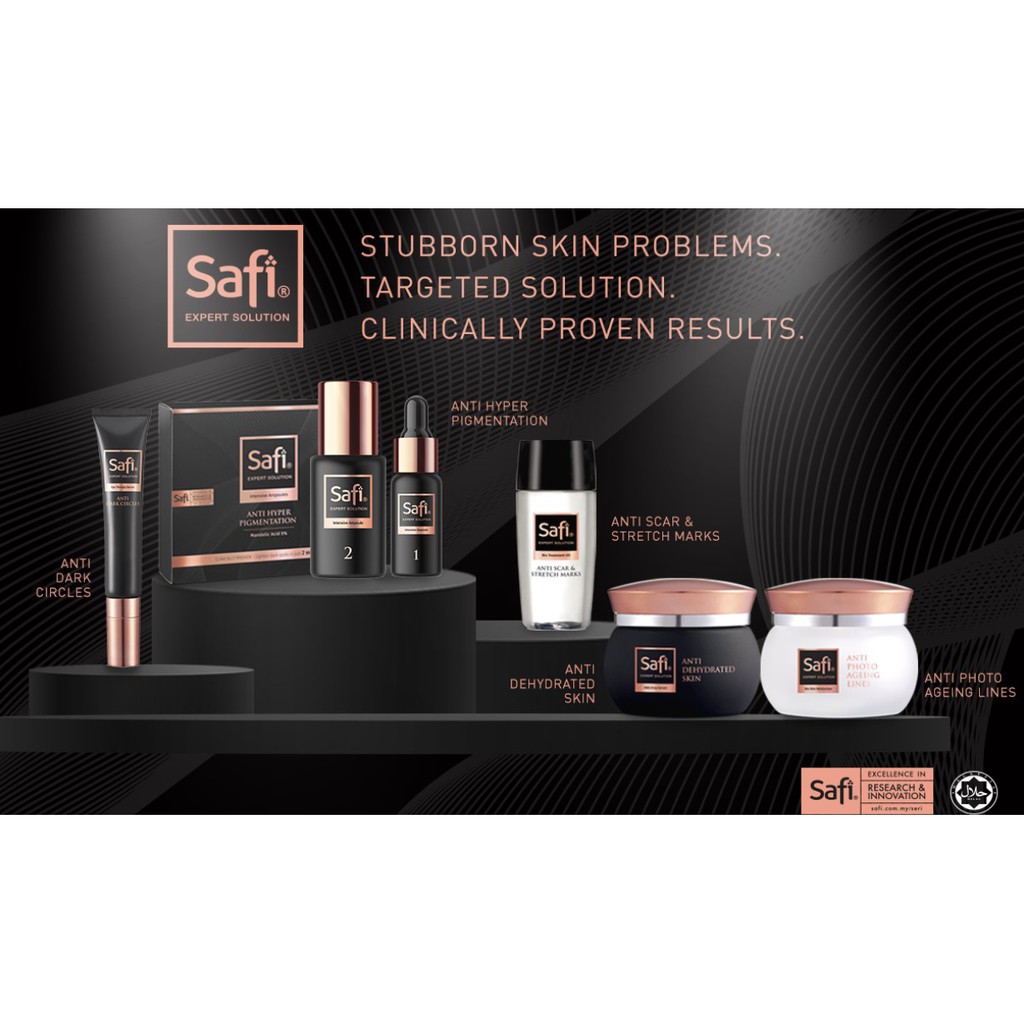 SAFI EXPERT SOLUTIONS Intensive Ampoules (Ampul Pelembap 2 Langkah Step 1 Step 2) | Bio Skin Moisturizer (Pelembap) | Milk Drop Serum | Bio Treatment Oil - Penghilang Stretch Mark/Bekas Luka | ❤ jselectiv ❤ SAFI EXPERT SOLUTIONS - ORI✔️BPOM✔️COD✔️