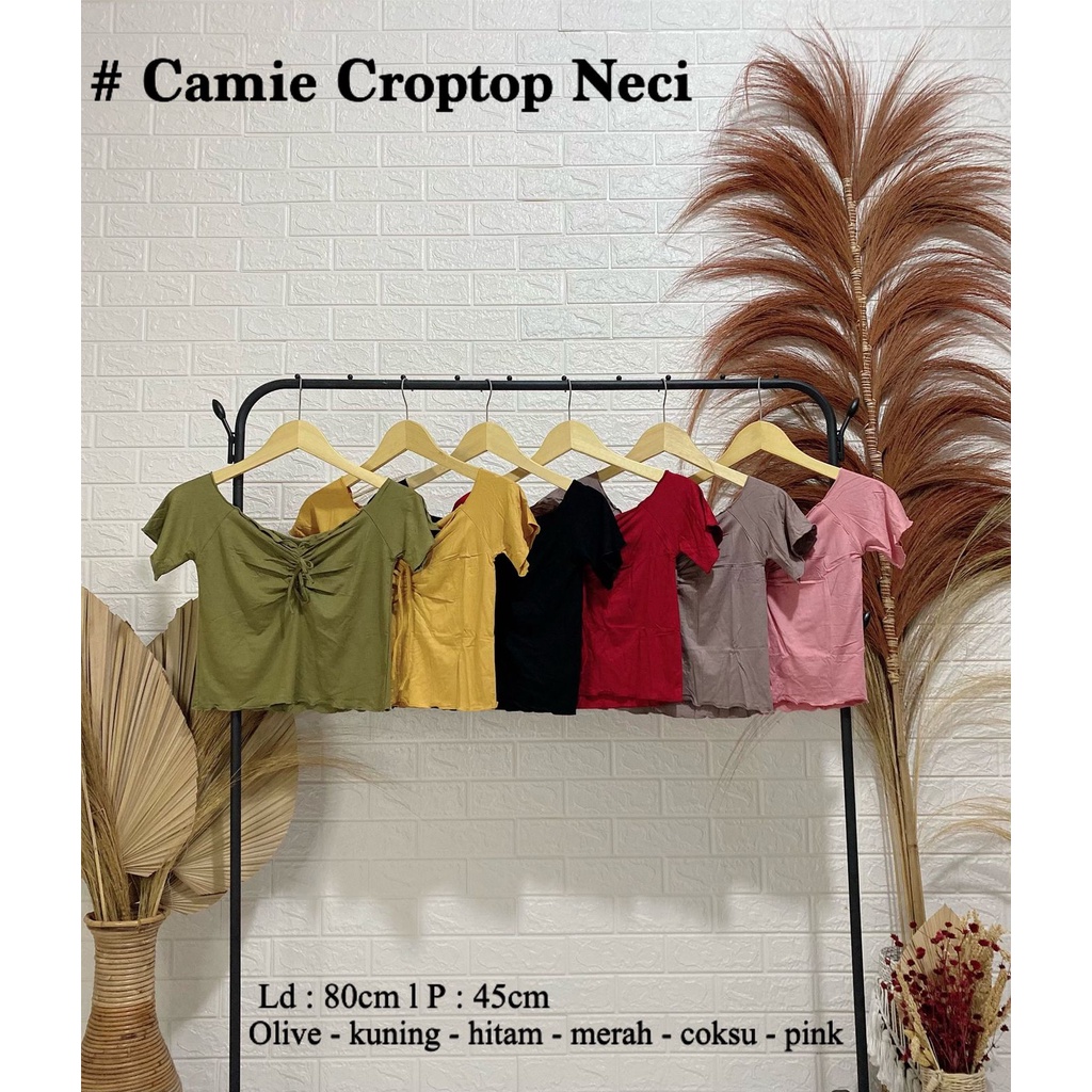 Crop top Camie crop neci / croptop sabrina