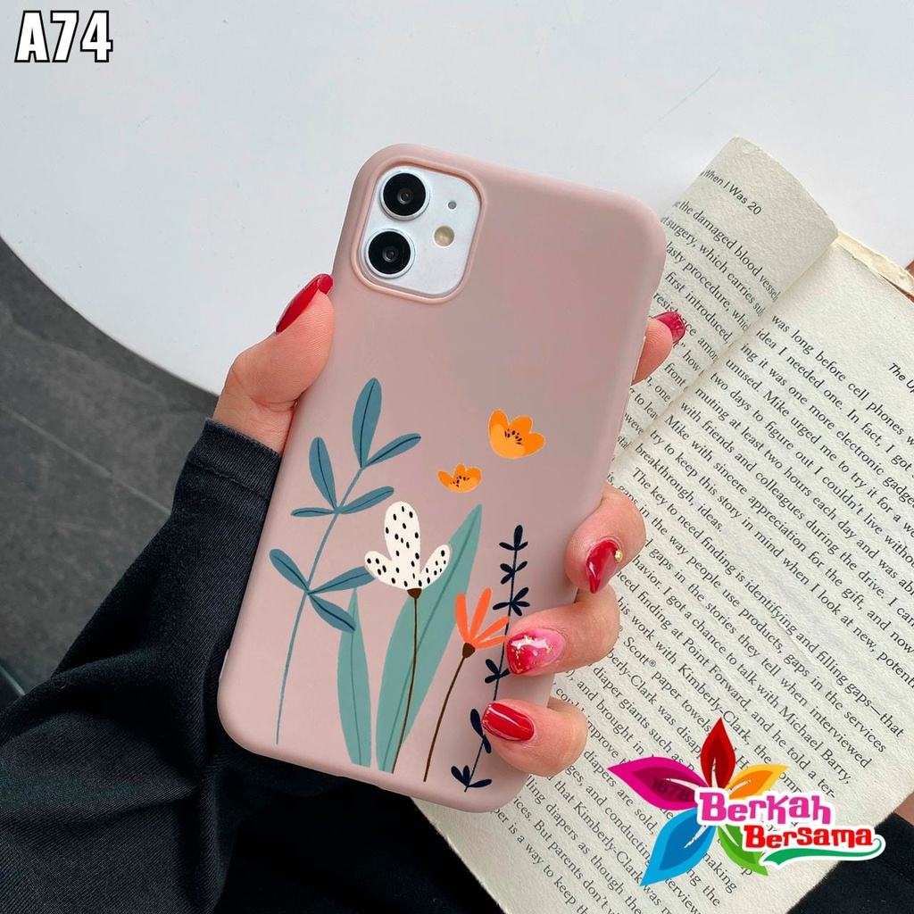 SS079 Case For OPPO A15 A15S A16 A37 NEO 9 A57 A39 A71 A83  A9 A5 A52 A92 A53 A33 A54 A74 A95 A31 A8 2020 A93 A53 2015 Heart Flower Softcase Casing Hp BB5798