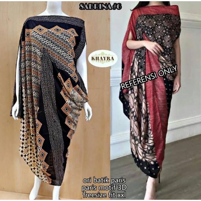 Dress Batik Gamis Kaftan Sabrina