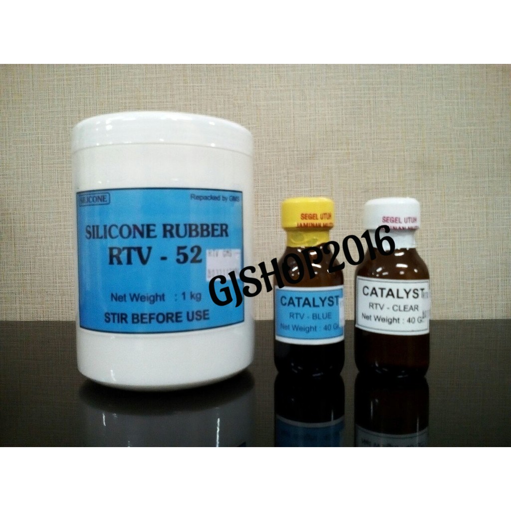 Silicone Rubber RTV 52 1kg / Bahan Membuat Mold Cetakan Silicone