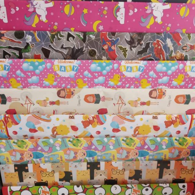 

Kertas Kado / bungkus kado