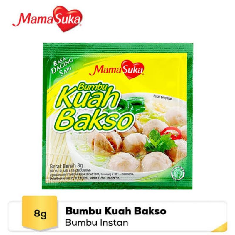 

Mama Suka Kuah Bakso Rasa Sapi 12x8gr