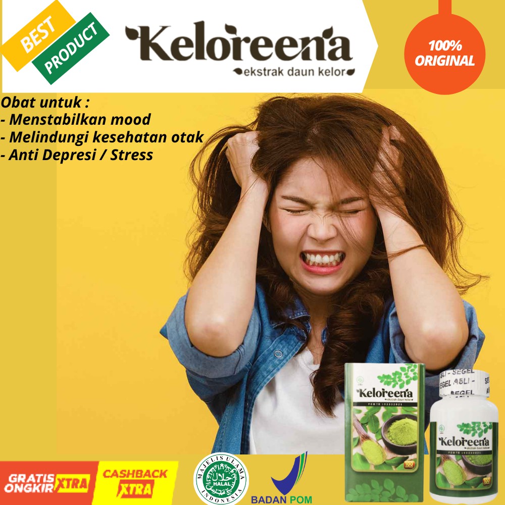 Obat Depresi Stres/Depresi Berat Susah Tidur/Obat Anti Depresan/Gangguan Syaraf Otak,Gelisah