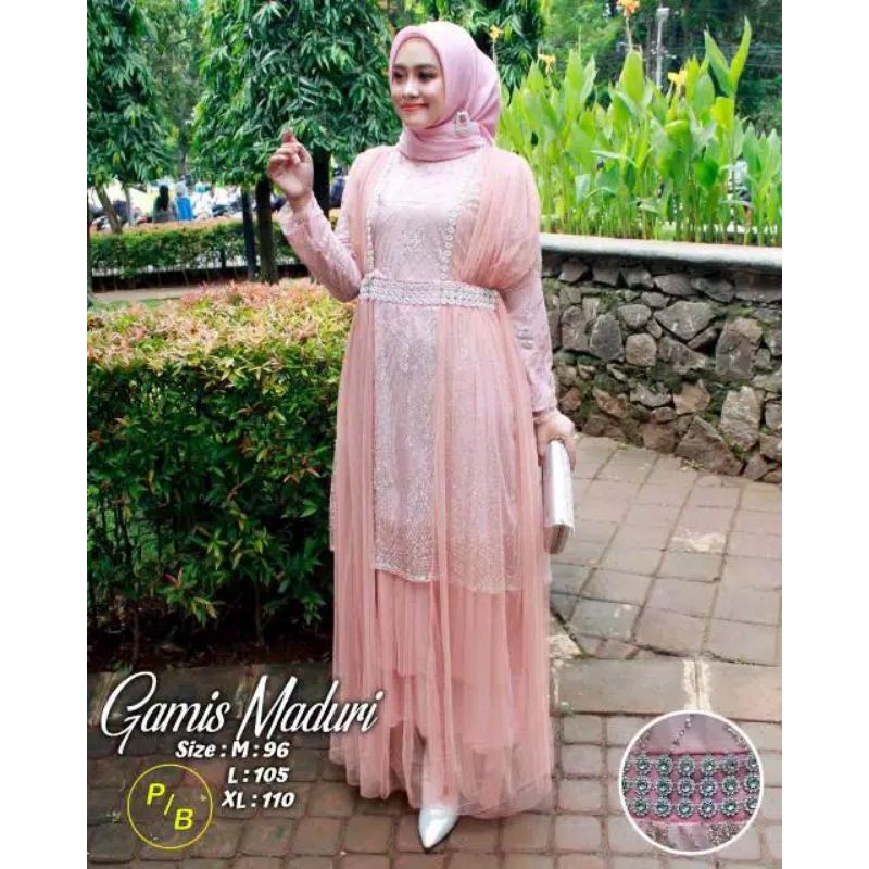 PRODUK OROGINAL/GAMIS KONDANGAN MEWAH/GAMIS MADURI/BY PB